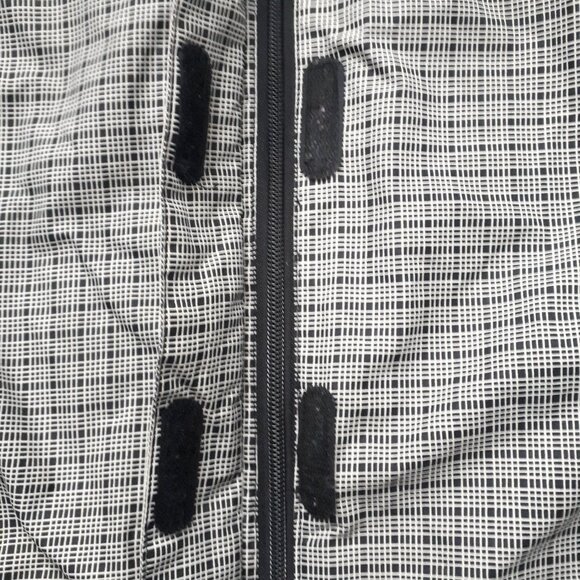 McKinley Aquamax Eon Black and Grey Plaid Print Nylon Jacket - Picture 8 of 16